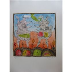 Berthois-Rigal, Bernard - Original hand signed and numbered lithograph