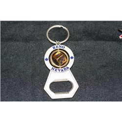 reno nevada gold dice bottle opener