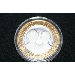 Jesse james & frank james limited edition two tone gunfighters series .999 pure silver coin