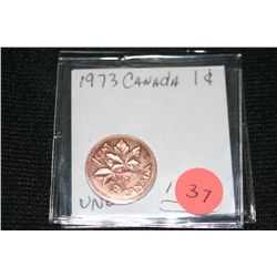 1973 canadian penny UNC