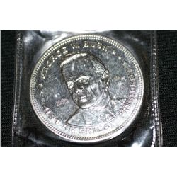 1991 presidential commerative coin 41st president George W. Bush