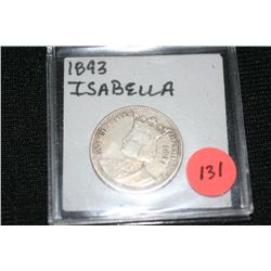 1893 isabella quarter