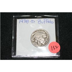 1938-D buffalo nickel