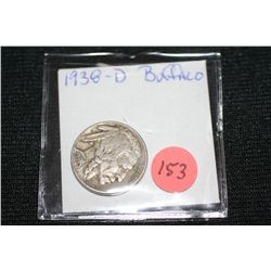 1938-D buffalo nickel