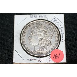 1878 silver morgan dollar 8 tail feathers