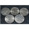 Image 1 : eisenhower dollars various dates & conditions lot of 5