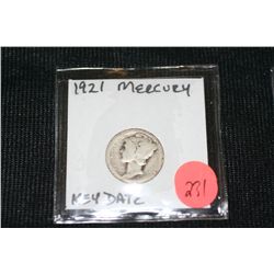 1921 mercury dime key date