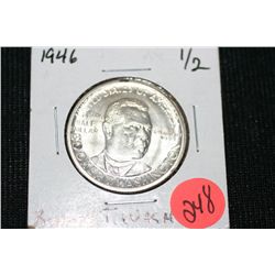 1946 booker t washington commerative half dollar