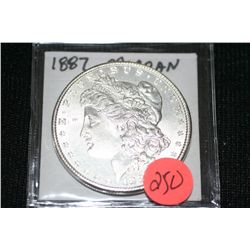 1887 silver morgan dollar