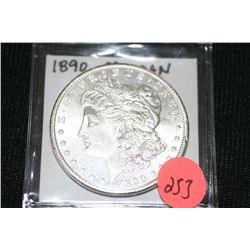 1890 silver morgan dollar