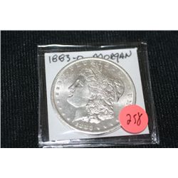1883-O silver morgan dollar