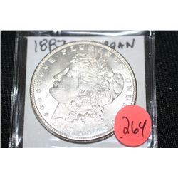 1887 silver morgan dollar