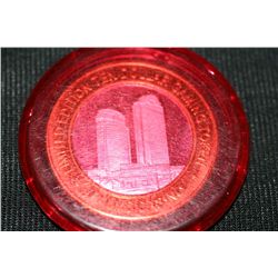 palms casino limited edition two tone $10 gaming token .999 fine