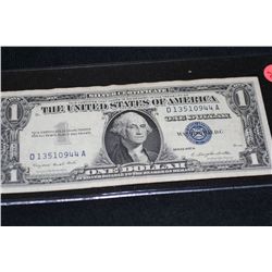 1957-A Silver Certificate federal reserve note Blue Seal # D13510944A