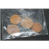 Image 1 : Indian Head Pennies various dates and conditions, lot of 10