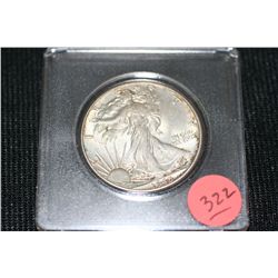 1945 Silver Walking Liberty half dollar