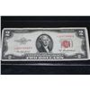 Image 1 : 1953-A US Two Dollar federal reserve red seal # * 02579089A