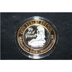 Cozy Corner Silver State $10 Brothel Token