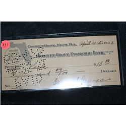 1931 coconut grove exchange bank note