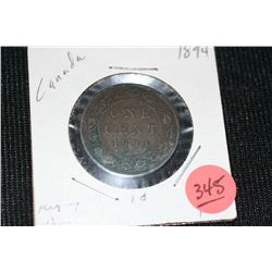 1894 canadian large 1 cent