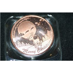 rudolph the red nosed reindeer 1 oz copper round