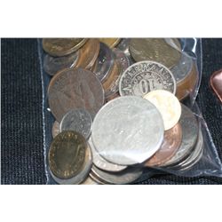 foreign coins & tokens various dates & conditions lot of 50