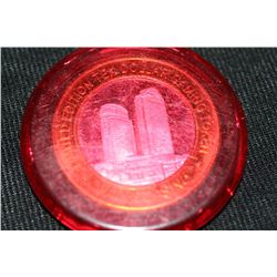 palms casino limited edition two tone $10 gaming token .999 fine