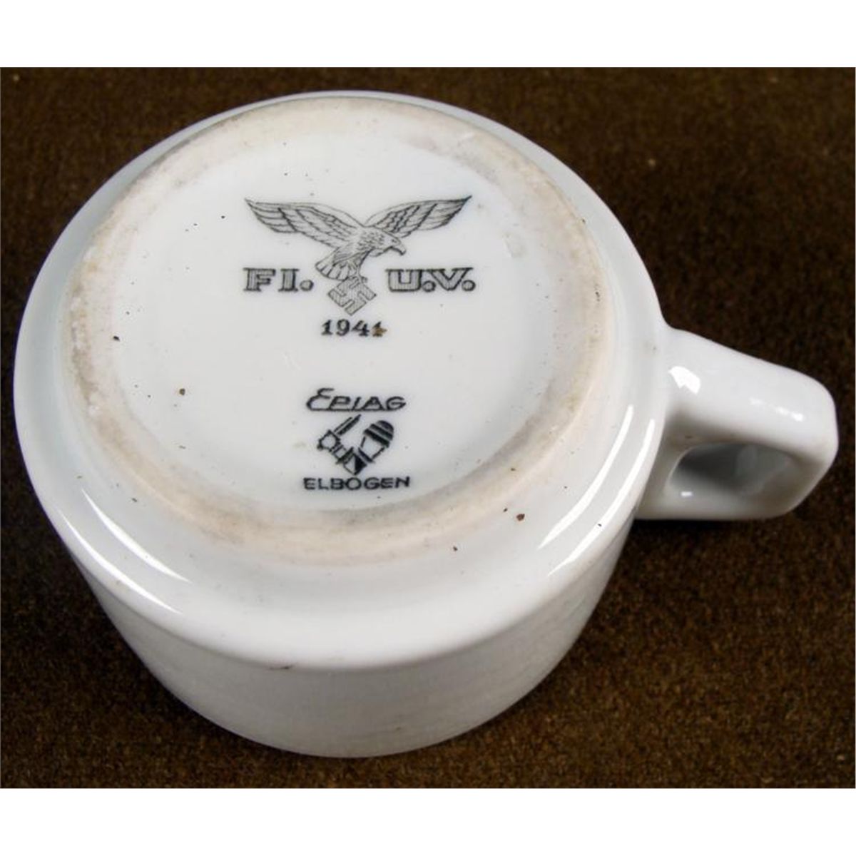 1941 ORIGINAL LUFTWAFFE DININ HALL COFFE CUP