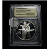 Image 1 : 1995-p Olympic Gymnast Commemorative Proof Silver Dollar Graded PR70 DCAM