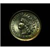 Image 1 : 1900 Indian cent 1c Grades Gem Uncirculated ms64+ RD  Red