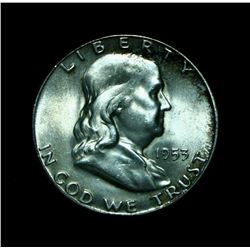 1953-s Franklin Half Dollar 50c Grades ms64