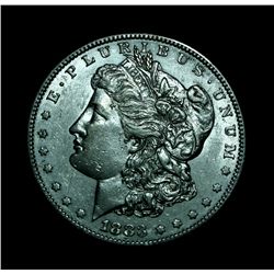 1883-s Morgan Dollar $1 Grades Almost Uncirculated au58  VAM 2
