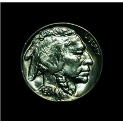 1938-d/d Rare variety Buffalo Nickel 5c Grades Gem Uncirculated ms65