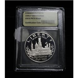 1996-p Proof Smithsonian Commemorative Graded PR70 DCAM
