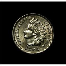 1888 Indian Head Cent 1c Grades Select Uncirculated ms64+ RD  RED