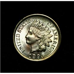 1893 Indian Head Cent 1c Grades Gem Uncirculated ms65++ RD