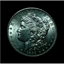 1889-s/s Morgan Dollar Grades Select Uncirculated ms63++  VAM 4