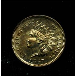 1867 Indian Cent 1c Select Uncirculated ms64RB