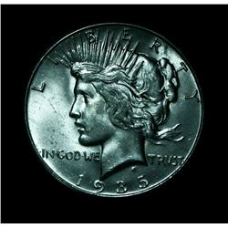 1935-s  Peace Dollar Grades Choice Uncirculated ms64++