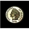 Image 1 : 1878 Proof Indian Cent 1c Gem Uncirculated PR65 RD Red Cameo