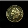 Image 2 : 1878 Proof Indian Cent 1c Gem Uncirculated PR65 RD Red Cameo
