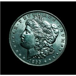 1893-p Morgan Dollar Grades Select Uncirculated ms63++ PQ  VAM 5