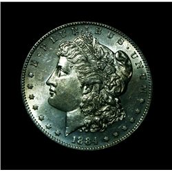 ***RARE  1884-s/s Morgan Dollar Grades Choice Uncirculated ms62   RARE***  VAM 3