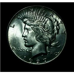 1927-s Peace Dollar Grades Choice Uncirculated ms64