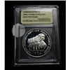 Image 1 : 1994-p Women in the Military Silver Proof Commemorative Dollar Graded PR70 DCAM