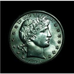 ***RARE  1903-p Barber Half Dollar 50c Grades Select Uncirculated ms64  RARE***