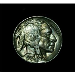 1930-p Buffalo Nickel 5c Grades Choice Uncirculated ms64++