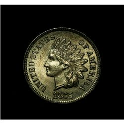1875 Indian cent 1c Grades Choice Uncirculated ms64 RB