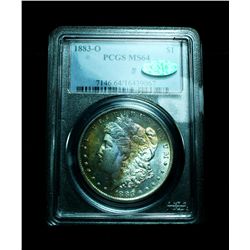 PCGS  1883-o Morgan Dollar $1 Graded Choice Uncirculated ms64 PCGS