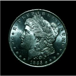 1885-o Morgan Dollar Grades Gem Uncirculated ms65 PL
